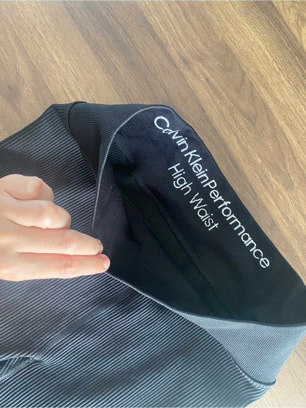 Calvin Klein Performance Black High-Waist Bike Shorts